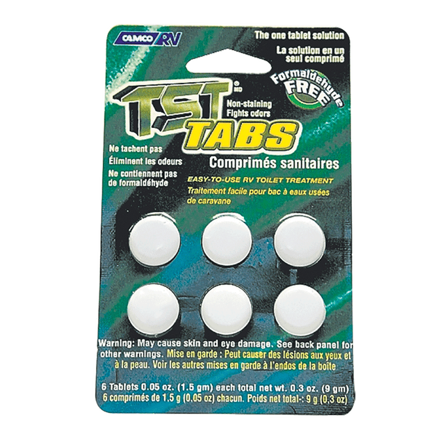 CAMCO TST TAB BLACK & GREY WATER TANK DEODORISER 6/PACK. 41152