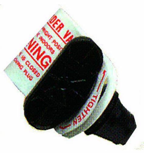 PLUG ONLY GAS CYL VALVE SAFETY POL