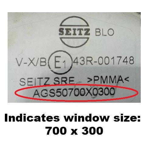 VAM300Z: Window Stays-Strut (Pair) - Suit 300mm Seitz S4 Windows *KLICK KLACK