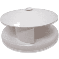 ROTARY VENT PLASTIC WHITE 240MM x 120MM UESRV11W