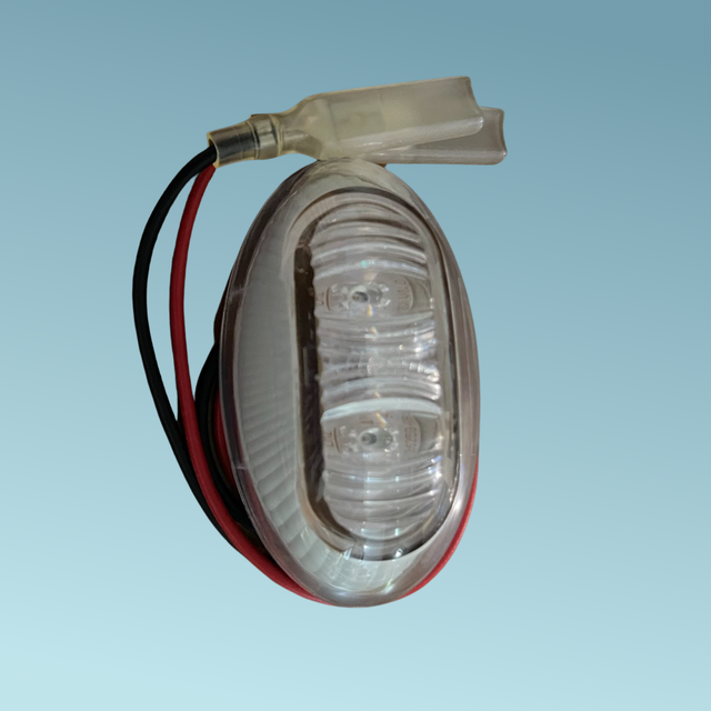 COAST LED BUDGET REAR MARKER LAMP RED-WHITE BASE. 26259CR