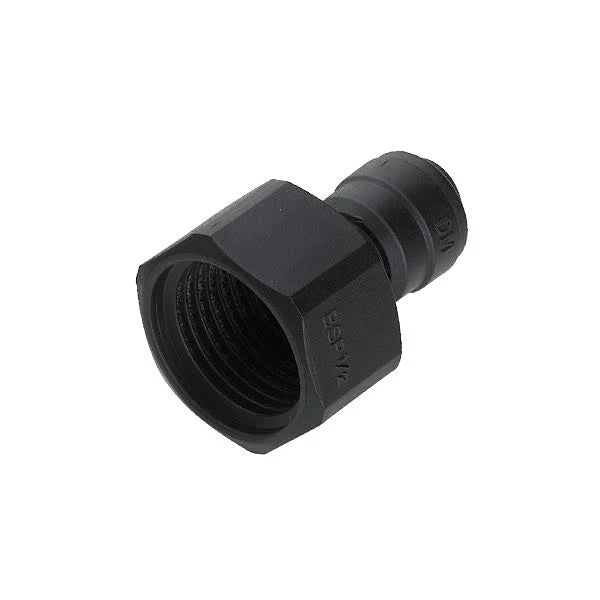 FEMALE ADAPTOR - 12mm tube x 1/2"BSP flat inside ORIGINAL DM FITTING