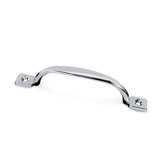 CHROME GRAB HANDLE 152MM 2 HOLE MOUNTING