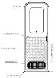 CAMEC NEW STYLE DR VENT WHITE NEW STYLE DOOR VENT SET