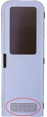 CAMEC NEW STYLE DR VENT WHITE NEW STYLE DOOR VENT SET