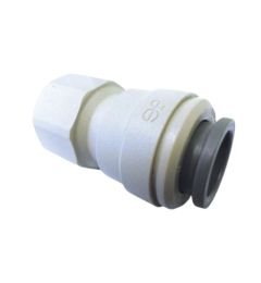 JG FEMALE ADAPTOR SHORT THREAD 12MM X 3/8 BSP