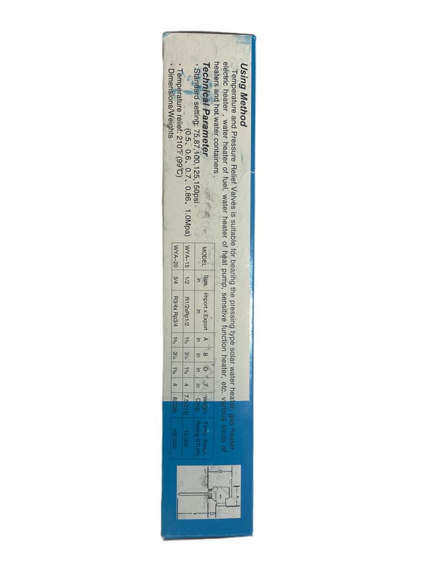 Swift Appliances Hot Water Service Pressure Release Valve - OLD TYPE