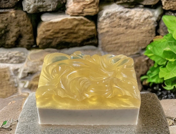 Hand crafted soap. Oatmeal, Honey & Patchouli 