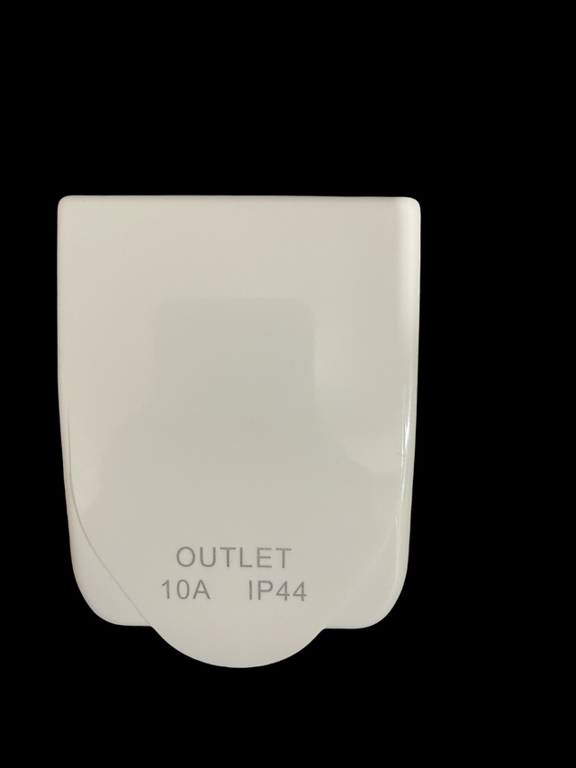 POWER OUTLET SOCKET 10A IN BLACK .OL10/ B