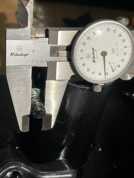 Outer edges of thread measurement