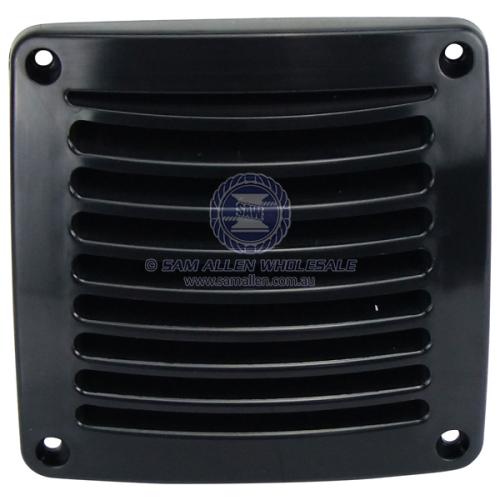 TREM PLASTIC AIR VENT 118 SQ - BLACK