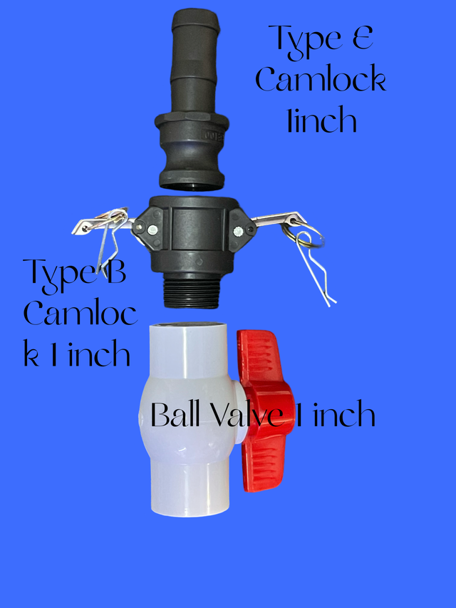 CAMLOCK TYPE B 1" POLY