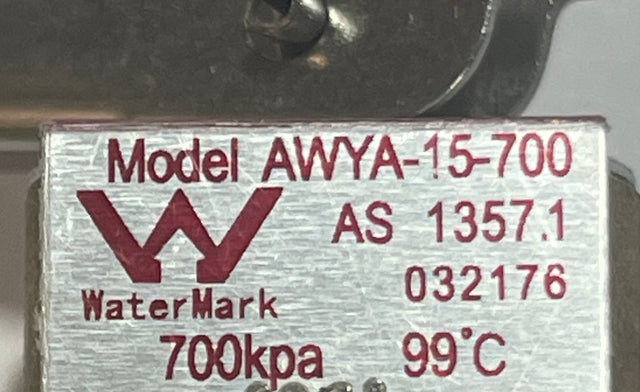 Swift Appliances Hot Water Service Pressure Release Valve - NEW  TYPE