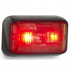 LED 58 (10-30V) RED - CHROME OR BLACK BASE/BRACKET