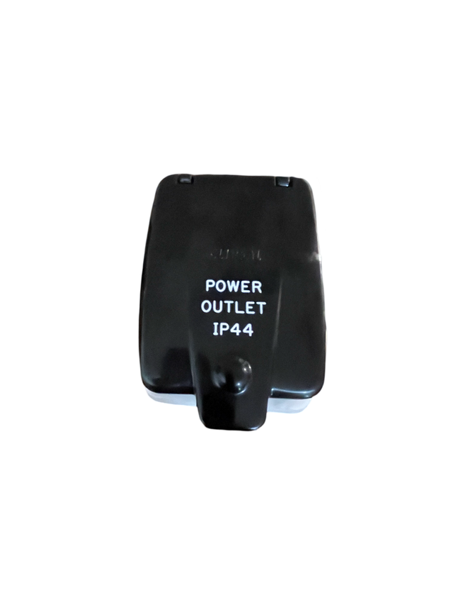 POWER OUTLET 240V 10A BLACK 10DWP FOR EXTERNAL USE