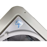 MaxxFan Plus with Thermostat, Power Lift, Rain Sensor and Remote