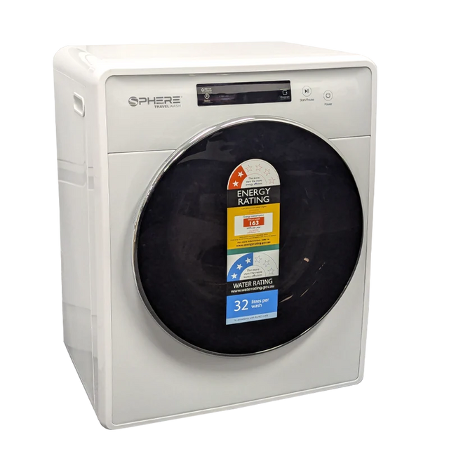 SPHERE Travel Wash | Front Loading Washing Machine 500x415x630mm - Free Standing