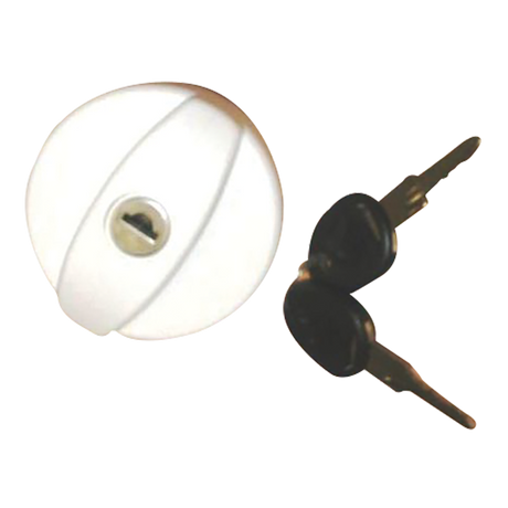 CAP & KEYS ONLY FOR WHITE LOCKABLE WATER FILLER. 910628N