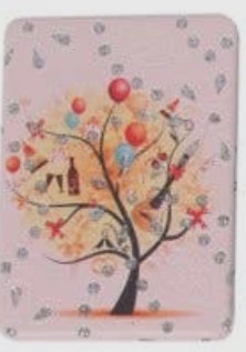 9x6cm Compact Mirror Tree of Life 6 Asstd