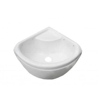 MINI CORNER BASIN FULL SKIRT ACRYLIC PLASMOULD