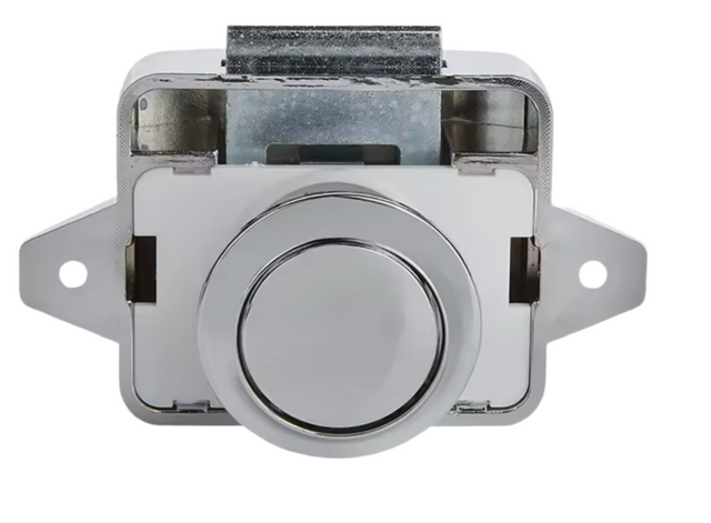 Large Push Lock Button Catch Lock Cupboard Door Knob 26mm