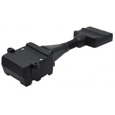 Trailer Adaptor {Veh to Trl} 7 Pin Flat to 12 Pin Socket
