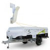 Roof Clamp with J Hook For Pop-Top White (2 PART). CL302