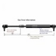 GAS STRUT 825MM 290N W BALLS TO SUIT JAYCO VANS