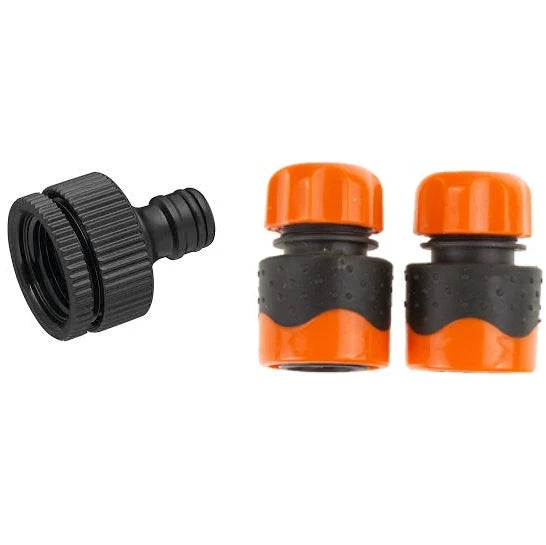 Hose Fittings Set 12mm - Plastic (Set of 3)