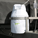 Gas Bottle Cover - White-Grey