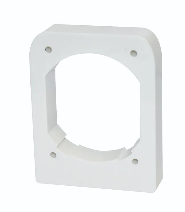 MOUNTING FLANGE 20MM IN WHITE.MF20C