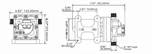 RV Supreme MK2 Water Pump