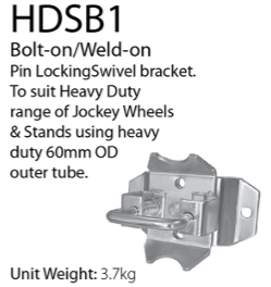 Pin Locking Swivel Bracket H/Duty for Adj Stand