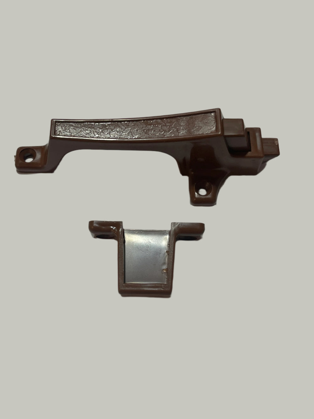 Vintage Cupboard Catch - 2 part - Brown