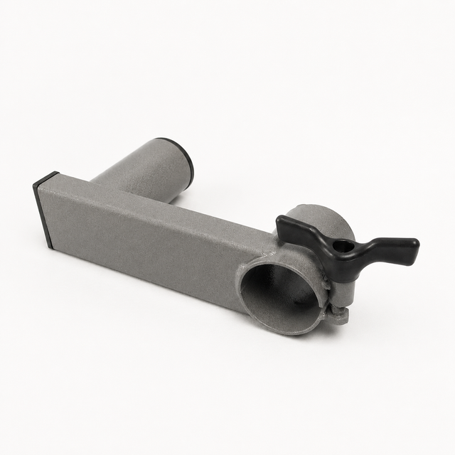 WINEGLASS TABLE SWIVEL ADAPTOR SHORT HAMMERTONE GREY FINISH