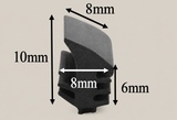 Caravan Window Rubber  Angled  P/MTR
