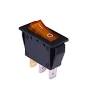 ROCKER SWITCH AMBER SLIMLINE
