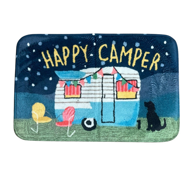 Happy Camper Novelty Door/Floor Mats