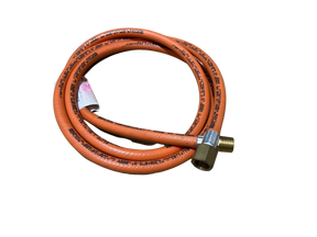 GAS HOSE 1800 LONG. 3/8 BSP - 3/8 FLR 6MM PVC 2600KPA