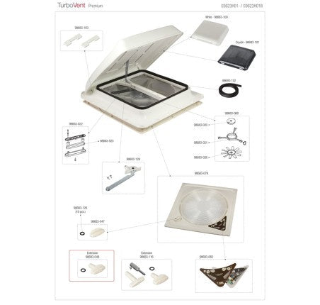 FIAMMA HATCH WINDER HANDLE -
