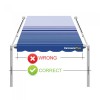 Carefree 14ft Blue Shale Fade Roll Out Awning (No Arms). FF146C00HM