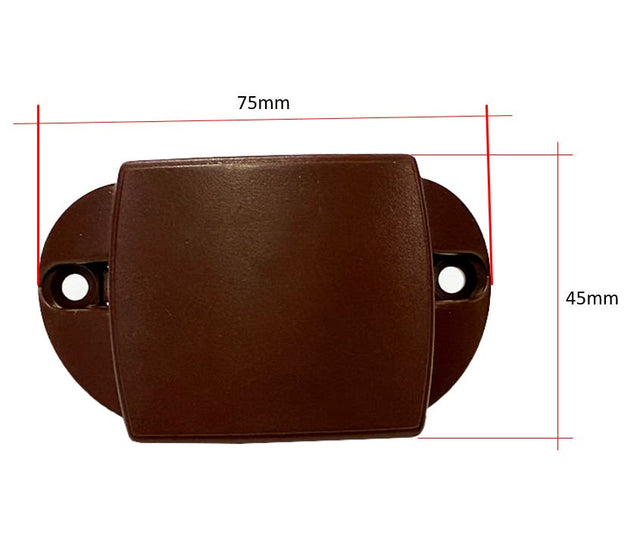 JAYCO Latch T/S Push Lock - Brown. C2723M