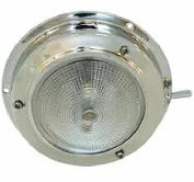 12V INT LIGHT 100MM DOME S-S RWB212