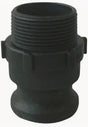 1-1/4" 32mm BSPT Waste Camlock Connector Nylon