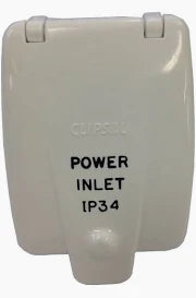 POWER INLET WHITE FLAP ONLY