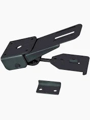 Roof Clamp with J Hook For Pop-Top BLACK (2 PART).