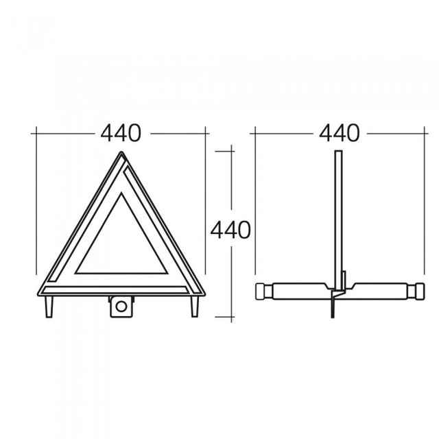 Narva Emergency Safety Triangle Set (3)