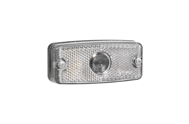 CLEAR FRONT END OUTLINE MARKER LAMP W/INBUILT REFLECTOR. 87210