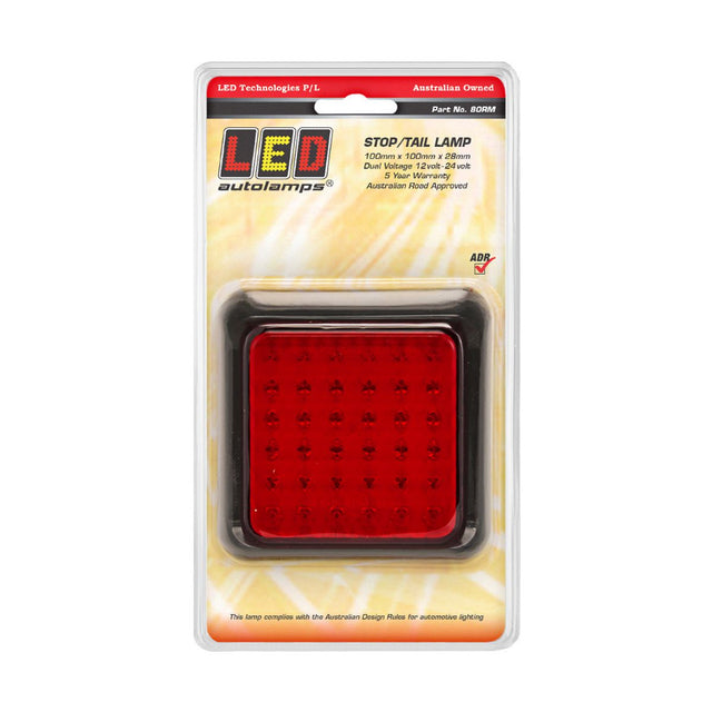 LEDAUT 12/24 Multi Volt Stop/Tail Lamp 36 LEDs With 40cm Wire - 80RM