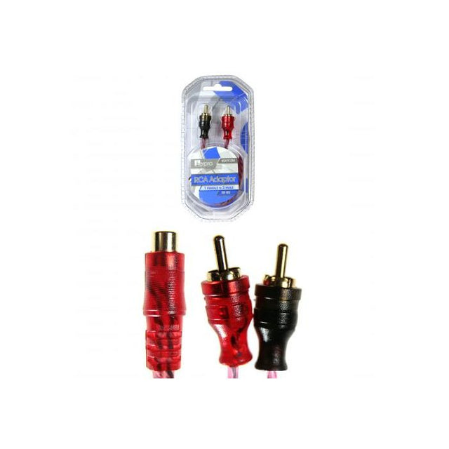 Aerpro BSXYF2M Bassix RCA Adaptor 1f-2m